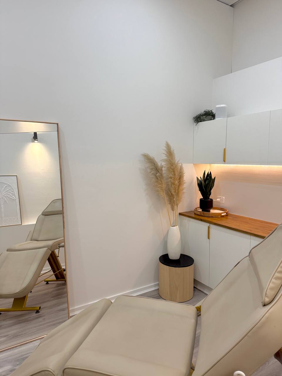 Treatment room at Revive Aesthetics — Adelaide skin studio